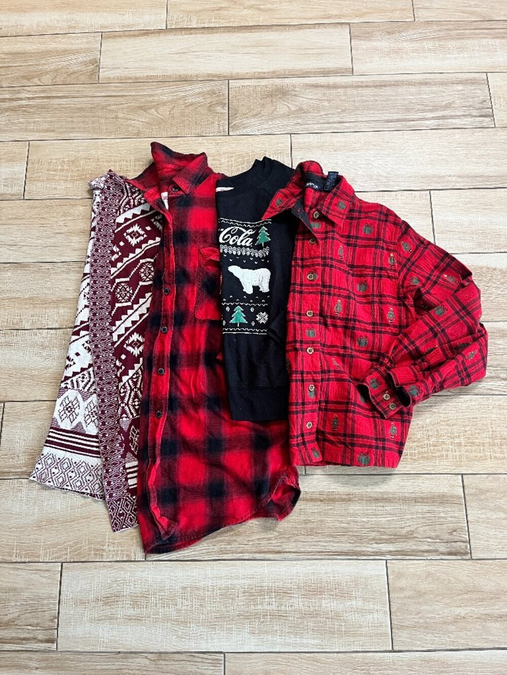 Womens Bundle of 4 Long Sleeve Tops - S